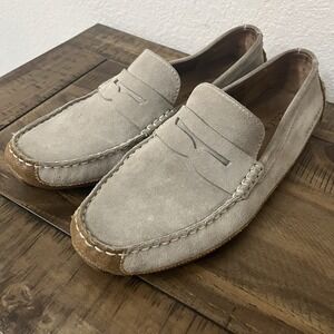 Cole‎ Haan Grand O.S. Tan Suede Leather Driving Loafers Men's 9.5 M